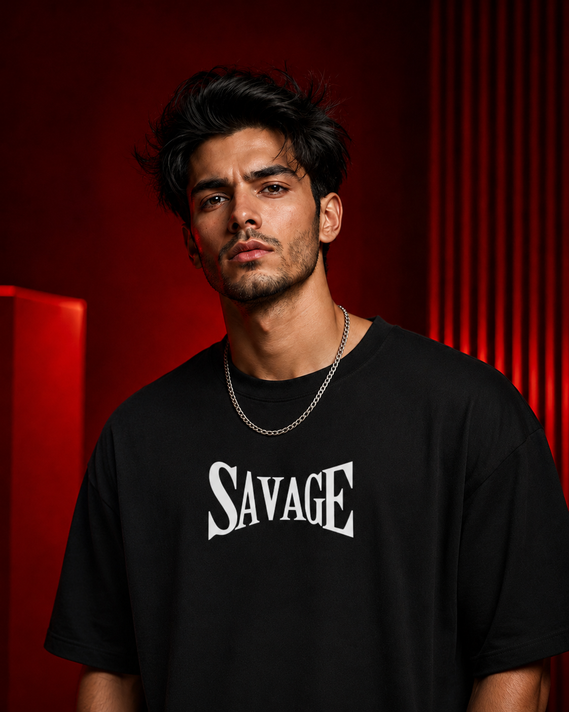 100% Cotton Fancy Black Comfy T-Shirt for Daily Wear